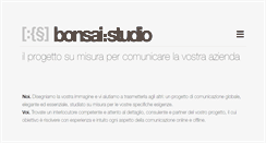 Desktop Screenshot of bonsaistudio.it